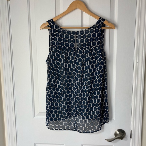 Club Monaco 100% Silk Sheer Blouse - Picture 2 of 9